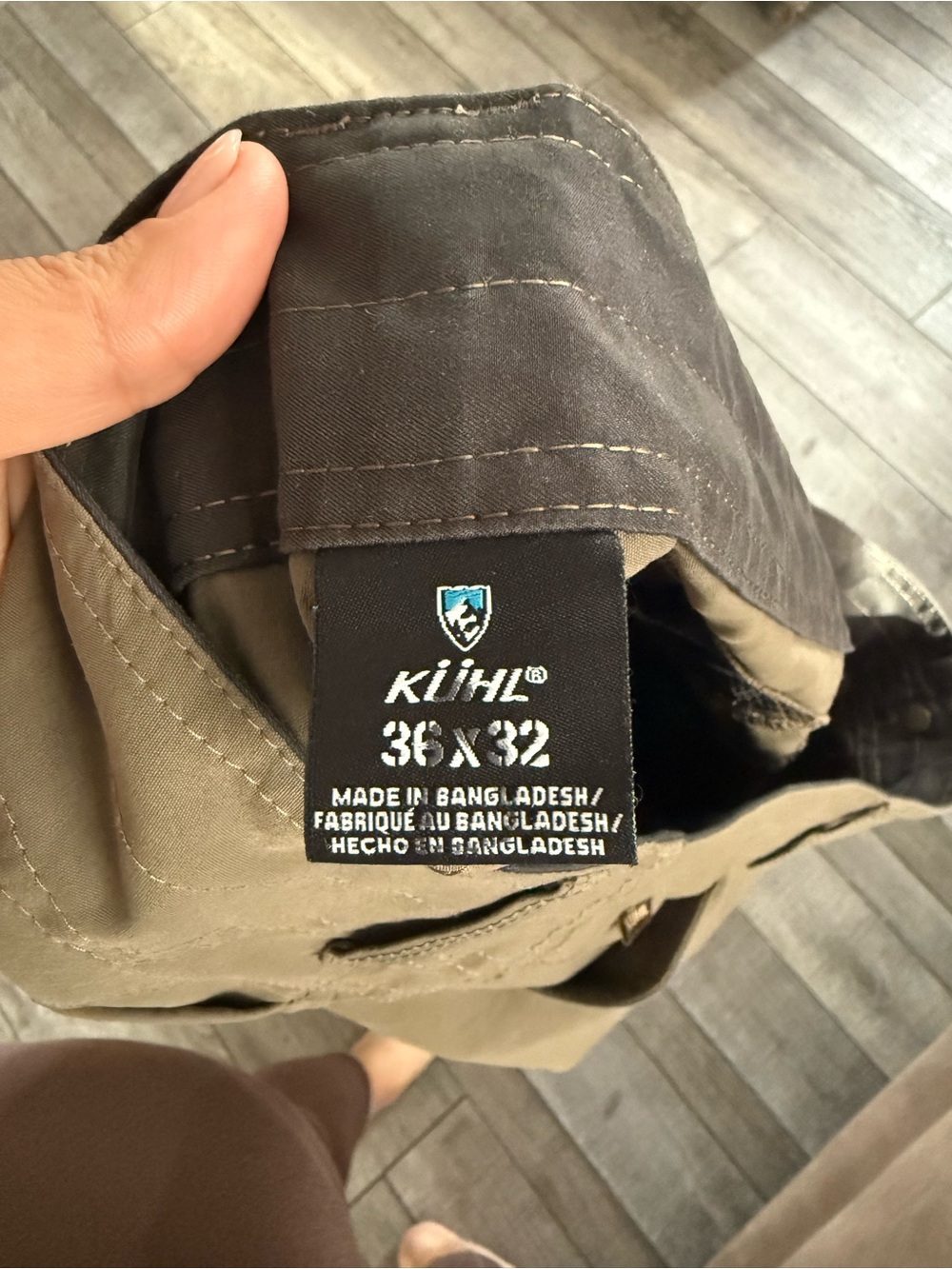 Kuhl Men's Olive/Tan Performance Chinos - Picture 3 of 3